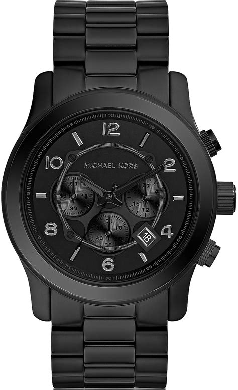 michael kors matte black watch.